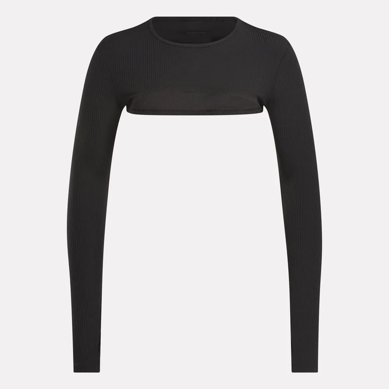 Camiseta-Training-|-Rib-Shrug-|-Mujer-M