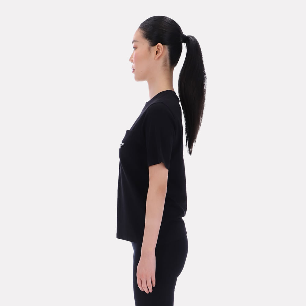 Camiseta Classics | Lex Small Logo Crw Ss Pocket Tee | Mujer - Imagen 3