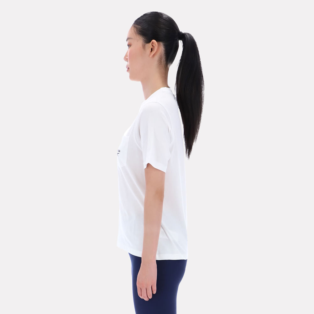 Camiseta Classics | Lex Small Logo Crw Ss Pocket Tee | Mujer - Imagen 3