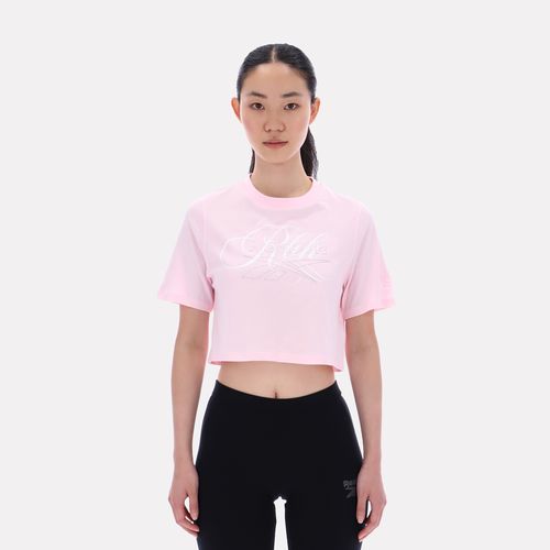 Top Deportivo Classics | Genevieve Crew Neck Cropped Ss Tee | Mujer