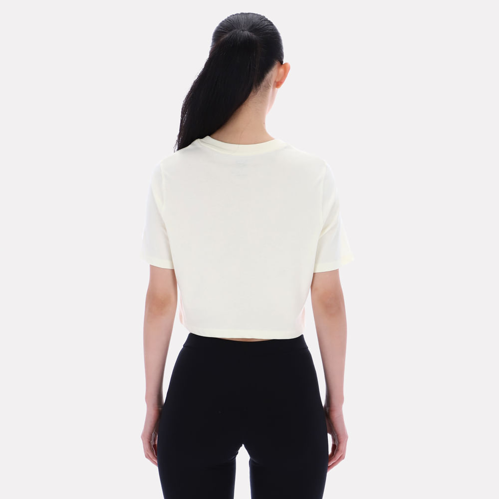 Top Deportivo Classics | Genevieve Crew Neck Cropped Ss Tee | Mujer - Imagen 2