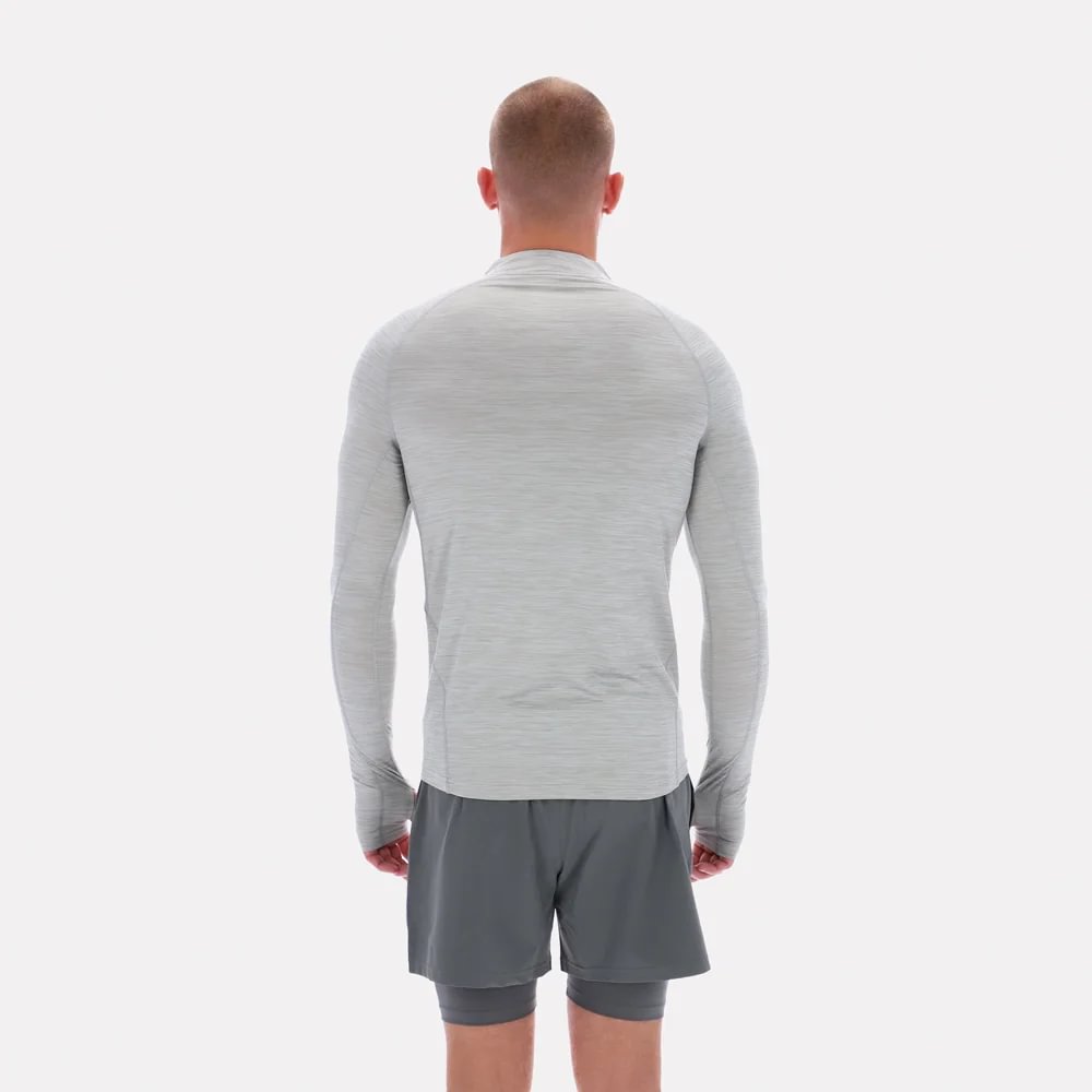 Camiseta Trainning | Rocky Ls 3/4 Zip Muscle Tee | Hombre - Imagen 2