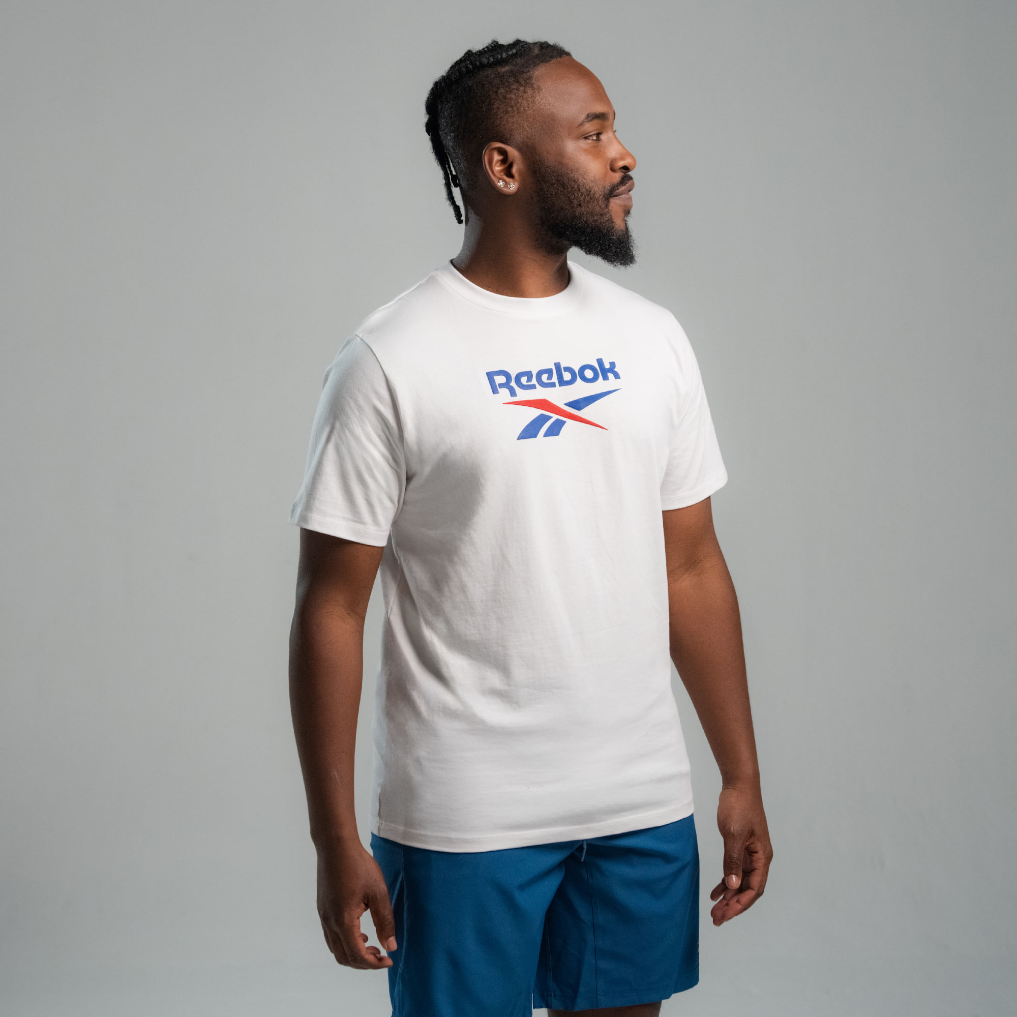Camiseta Classics | Mid Stack Logo Tee | Hombre - Imagen 1