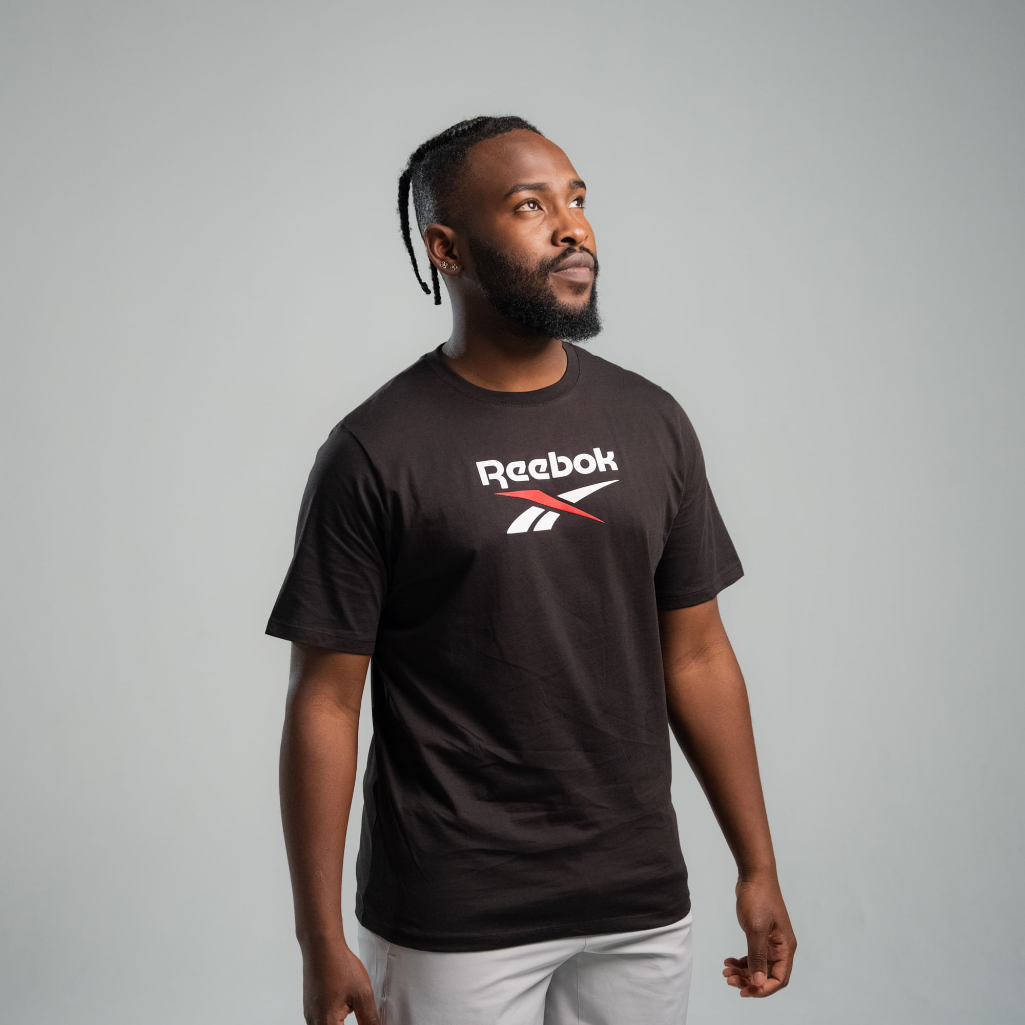 Camiseta Classics | Mid Stack Logo Tee | Hombre - Imagen 2