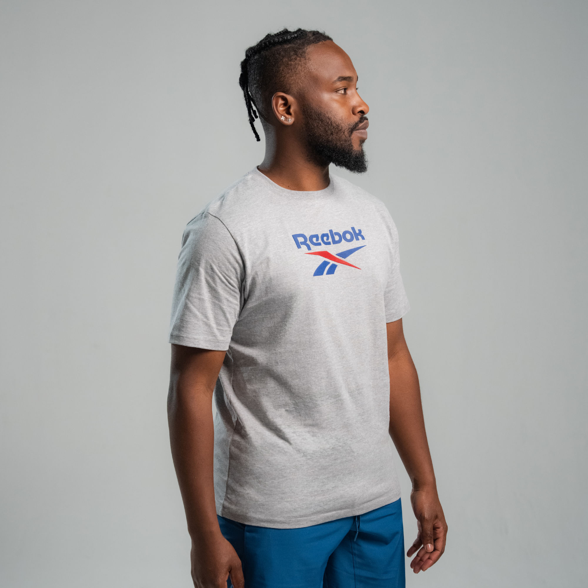 Camiseta Classics | Mid Stack Logo Tee | Hombre - Imagen 2