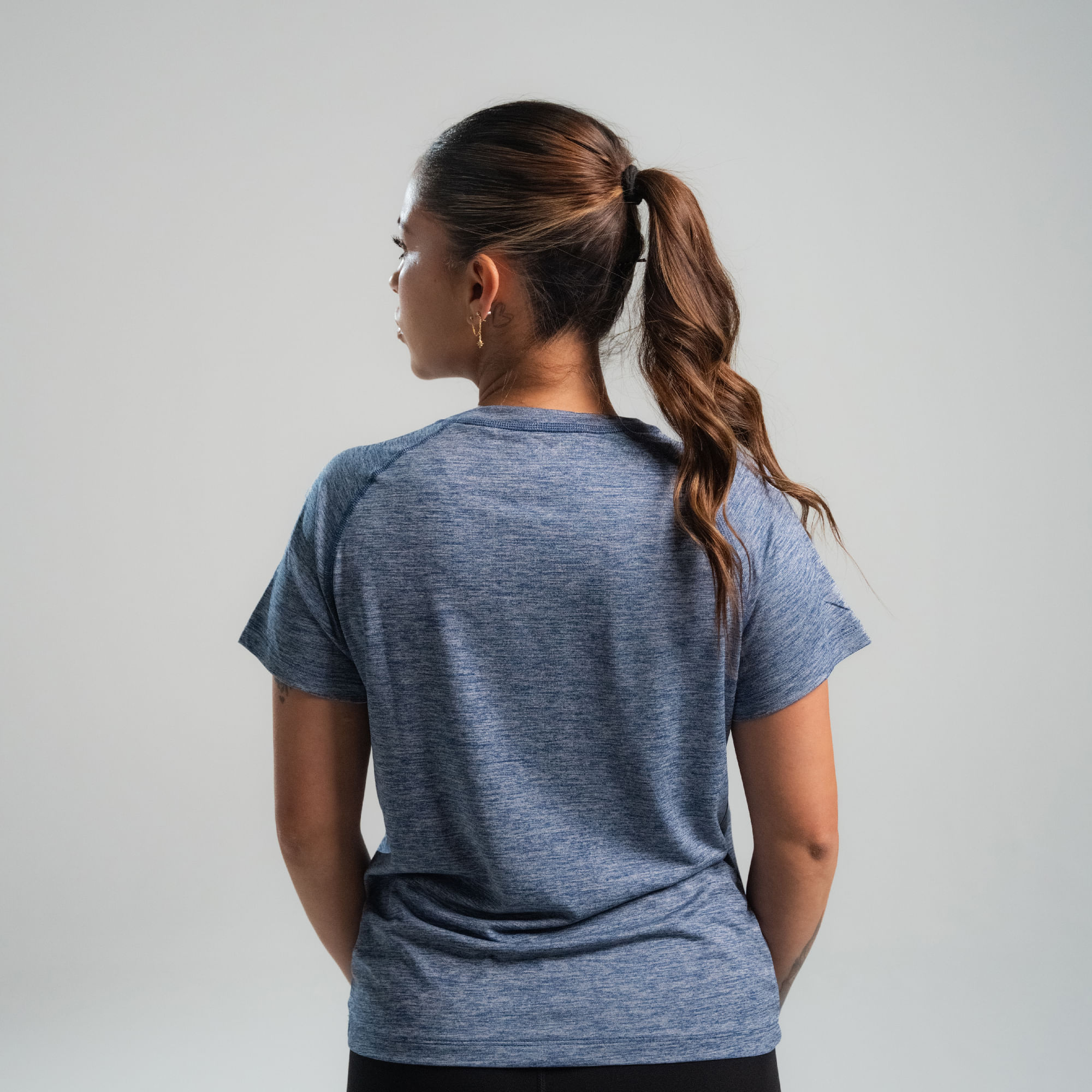 Camiseta Training | Id  Train W Melange Tee | Mujer - Imagen 3