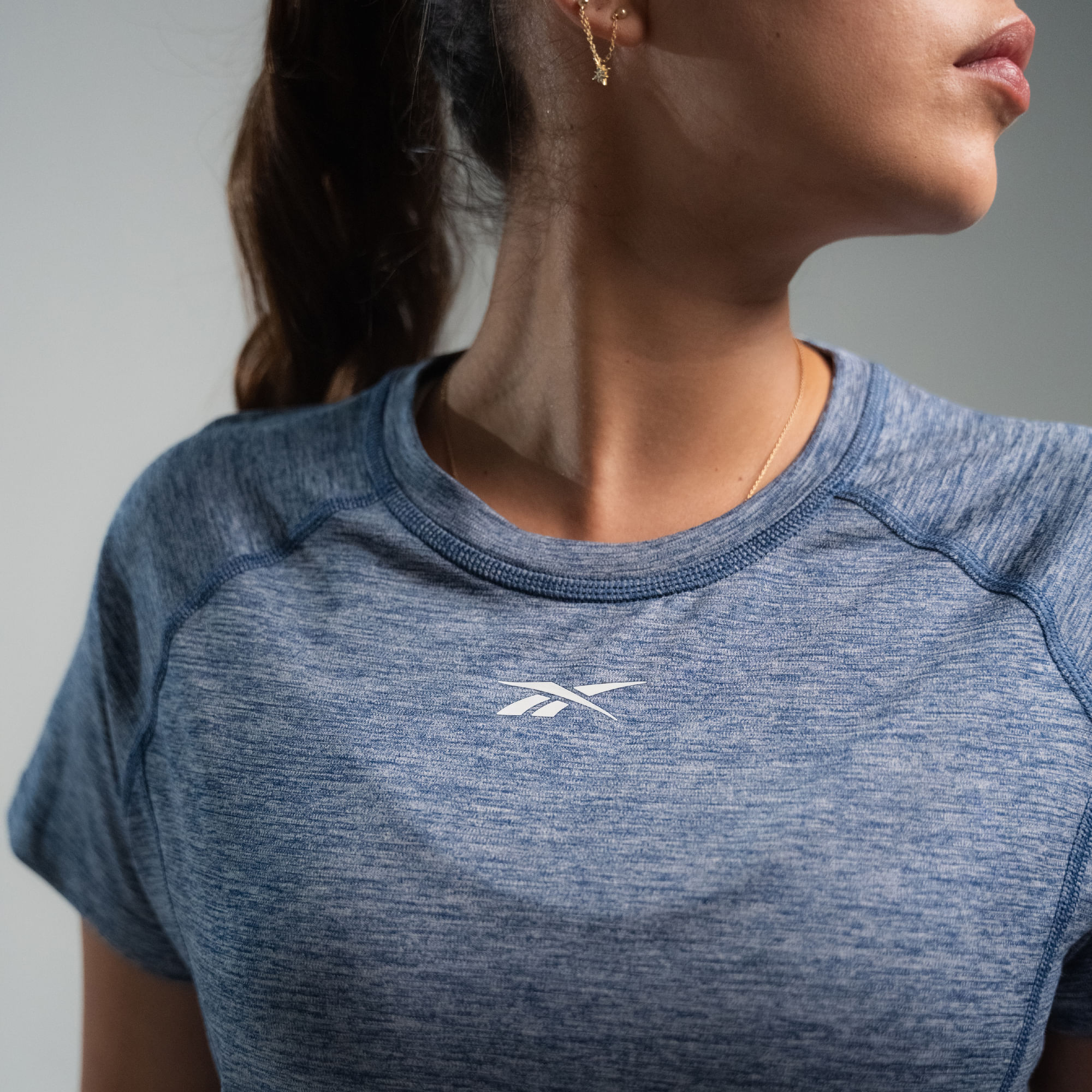 Camiseta Training | Id  Train W Melange Tee | Mujer - Imagen 4