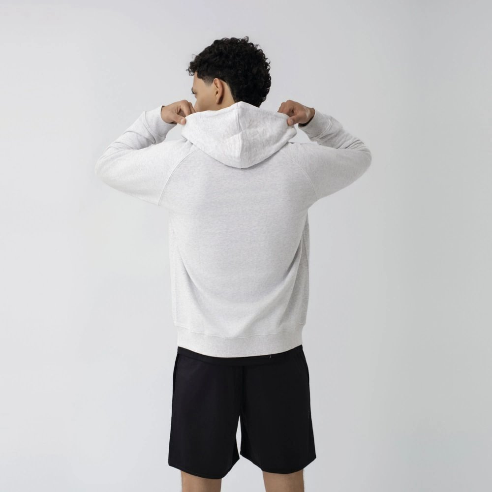 Hoodie Classics | Zip Melange Terry Hoodie | Hombre - Imagen 3