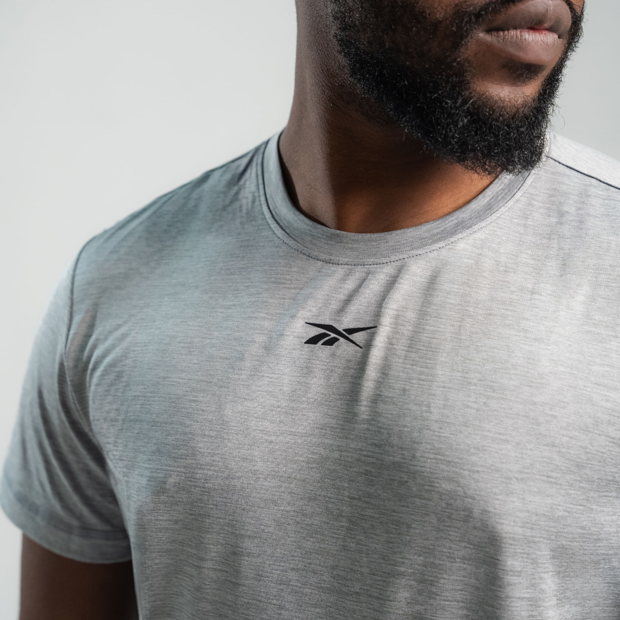 Camiseta Training | Id Train Melange Tech Tee | Hombre - Imagen 4